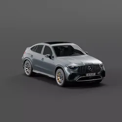 Mercedes Benz Glc63 S Amg Coupe 2023 3D model