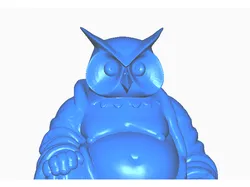 Owl Buddha (Animal Collection)