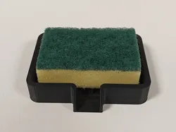Self-Draining Sponge Holder V2 | Wave Drip Tray