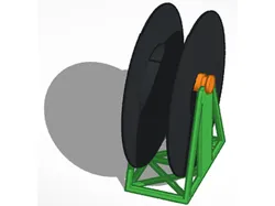 Simple filament spool holder