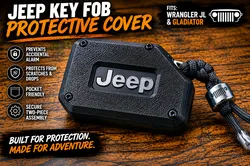 Stop Setting Off Your Alarm! Jeep JL / Gladiator Key Fob Cover