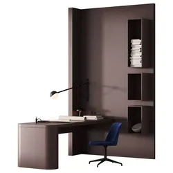 606 office furniture 54 workplace 28 3D model