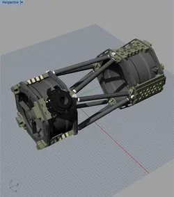 8-inch carbon truss newtonian telescope
