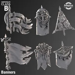 Banners - Design Option 1. Renegades and Heretics. Compatibility Class B.