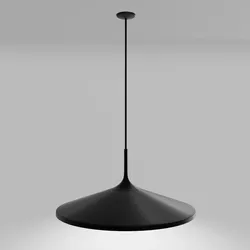 Black Ceiling Lamp 3D model