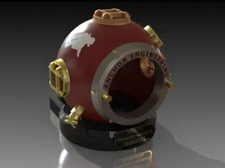 Casque de scaphandre