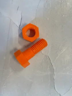 Customizable Metric Bolt & Nut Library (M6-M20) - Standard & Partial Thread (Customize more at partforge.vercel.app)