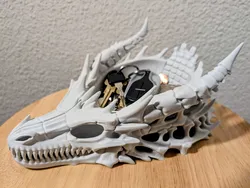 Dragon Skull Bowl & Candle Holder