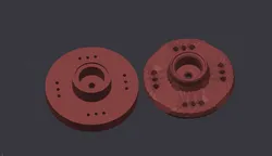 DS3215 Servo Horn - 1:1 Precision Fit with Brass Shaft Support