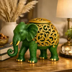 Elephant Jali Decorative Planter  3D model