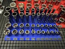 Grid10 Expandable 1/4" Socket Tray
