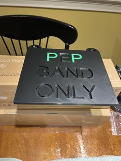 Hanging Sign With Recessed Letters