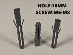 Heavy Duty Wall Plugs Anchors (10mm) | M6-M8 Screws