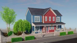 House Low-poly 3D model