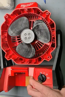 Milwaukee M18 AF replacement fan blade — 3D printed repair