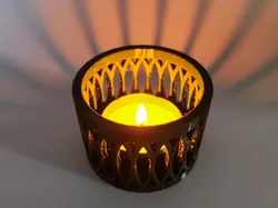 Minimalist Geometric Candle Holder | Tealight