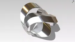 Modern Avantgarde Ribbon Ring 3D Model Winged Jewelry CAD 3D print model