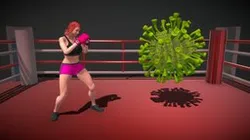 MY Realistic Boxing Female VS Corona Virus
