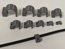 Nail-In Cable Clips | 10 Sizes (3mm to 15mm)