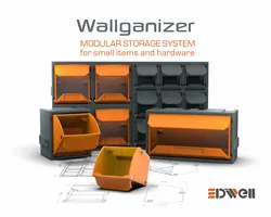 Organizer for small items Wallganizer
