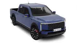 Pickup truck Low-poly 3D model