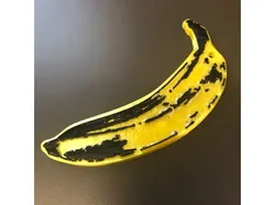 Pop Art style Banana Keychain