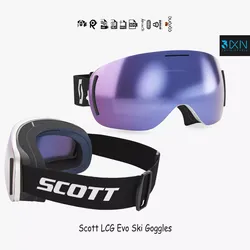 Scott LCG Evo Ski Goggles 3D model