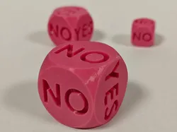 Spherical YES/NO Dice | Truncated Orb Set