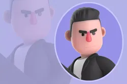 Stylized 3D Musician Character - Cartoon Pianist 3D model