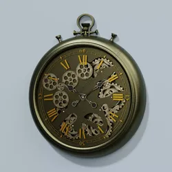 Vintage Wall Clock 3D model