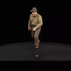 1-87 HO 1930S MEN FISHING Man 5 Printable STL 3D print model
