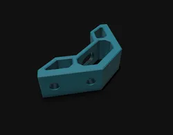 20x20 Extrusion corner bracket for M5 screws