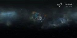 360 degree 16k HDRI space background SN-3871 3D model