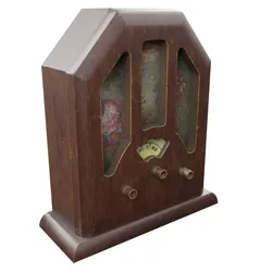 Antique Radio 3D model