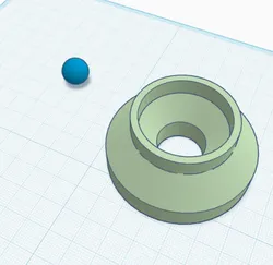 Ball Spinning fidget with barriers