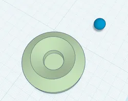 Ball spinning fidget with bottom