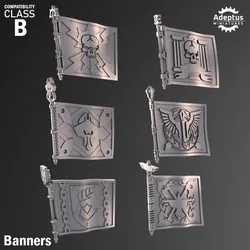 Banners - Design Option 2. Imperial Guard. Compatibility Class B.