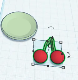 cherries with bowl