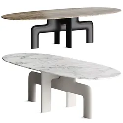 Ditre Italia Biarritz Dining Table 3D model