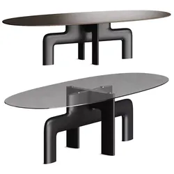 Ditre Italia Biarritz Dining Table 3D model