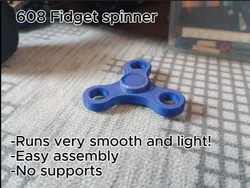 Fidget spinner with 608 bearing