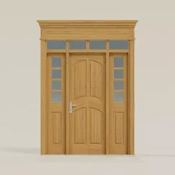 House Door 193 X 15 X 276 3D model