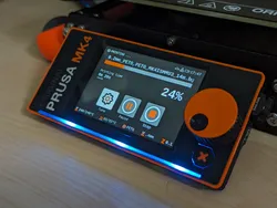 Improved flat xLCD cover for Prusa MK4(S)/MK3.9(S)/MK3.5(S)/XL/Core One(+/L)