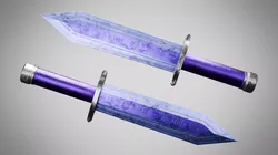 Knife 12 Indigo FT Low-poly 3D model