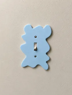 Light switch cover blob style