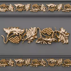 Mk Trim Ornament Vol7 21 3D model