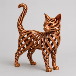 Moderne Katzenskulptur /Modern cat sculpture