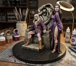 Nekron and Juliana from Fire and Ice 1983 3D print model
