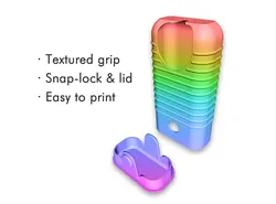 No-spill food pouch holder for baby food and smoothie