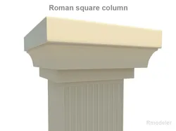 roman square column